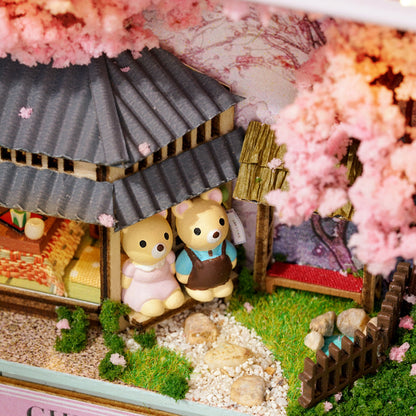 DIY Miniature Cherry Bloomsons Box Theater