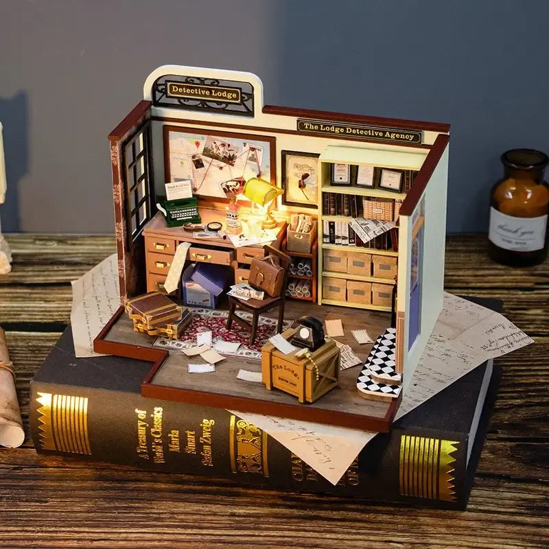 Detective Agency of Lodge DIY Book Nook KitBook Nook Kit Australia