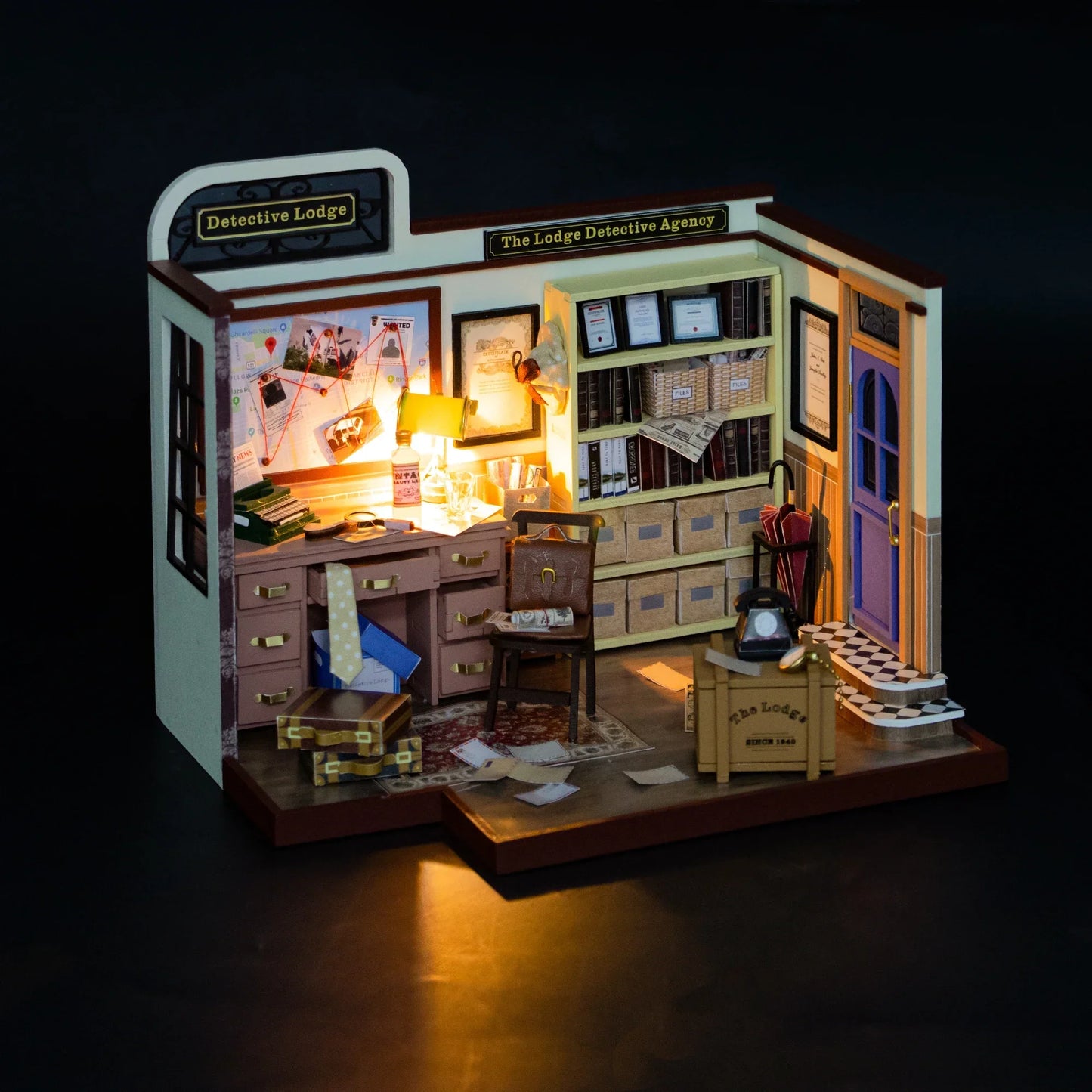 Detective Agency of Lodge DIY Book Nook KitBook Nook Kit Australia