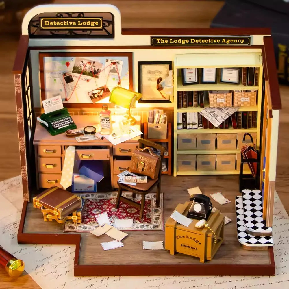 Detective Agency of Lodge DIY Book Nook KitBook Nook Kit Australia