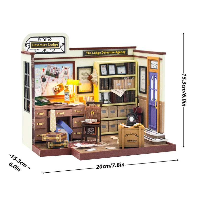 Detective Agency of Lodge DIY Book Nook KitBook Nook Kit Australia