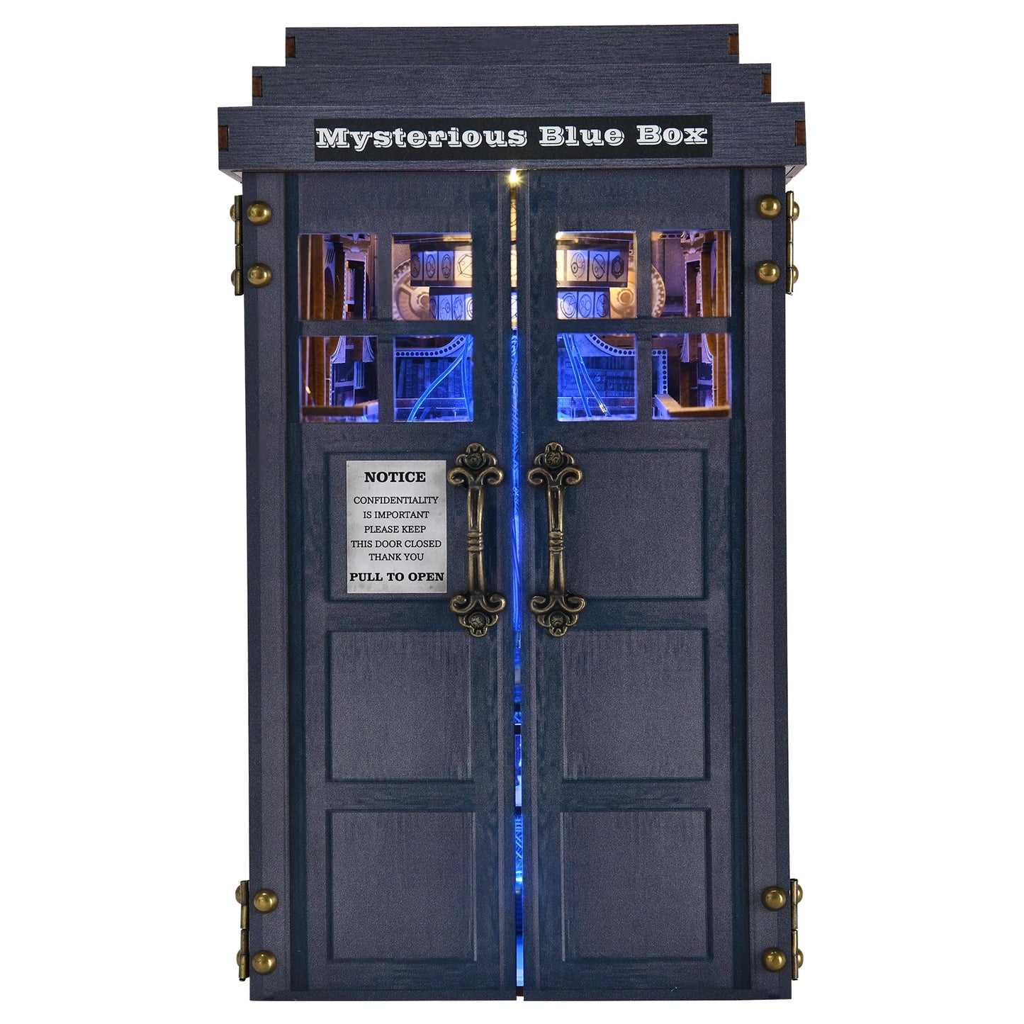 Doctor Who DIY Book Nook Kit - Mysterious Blue Box Book Nook Kit Australia