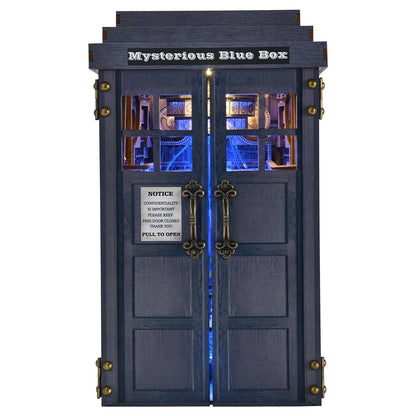 Doctor Who DIY Book Nook Kit - Mysterious Blue Box Book Nook Kit Australia