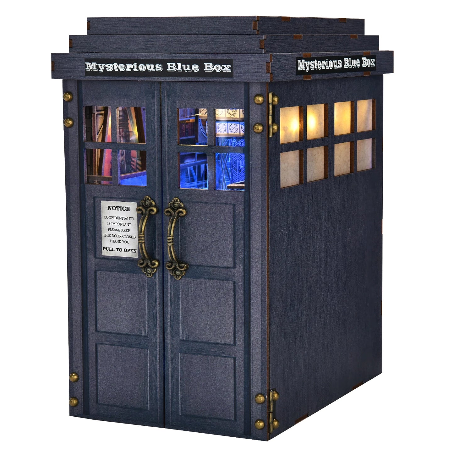 Doctor Who DIY Book Nook Kit - Mysterious Blue Box Book Nook Kit Australia