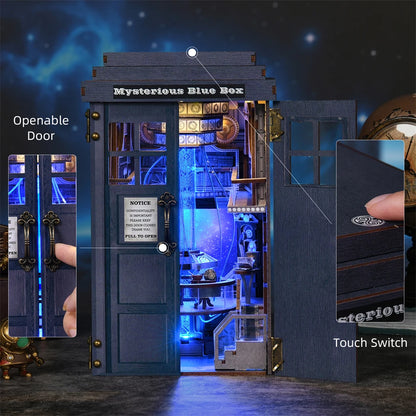 Doctor Who DIY Book Nook Kit - Mysterious Blue Box Book Nook Kit Australia