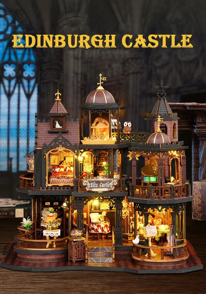 Edinburgh Castle DIY Miniature House