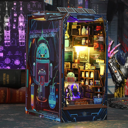 Energy Laboratory DIY Wooden Book Nook