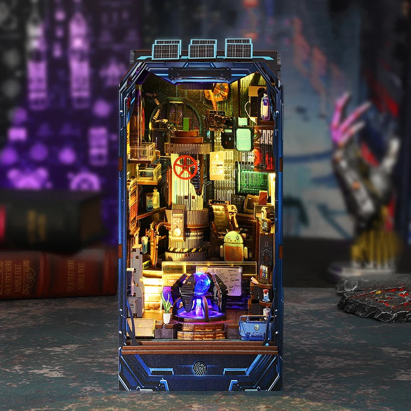 Energy Laboratory DIY Wooden Book Nook