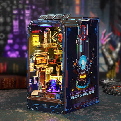 Energy Laboratory DIY Wooden Book Nook