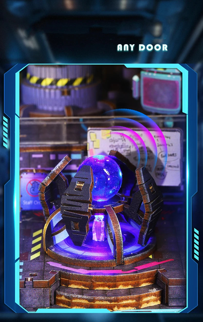 Energy Laboratory DIY Wooden Book Nook