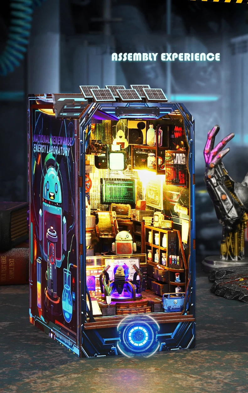 Energy Laboratory DIY Wooden Book Nook