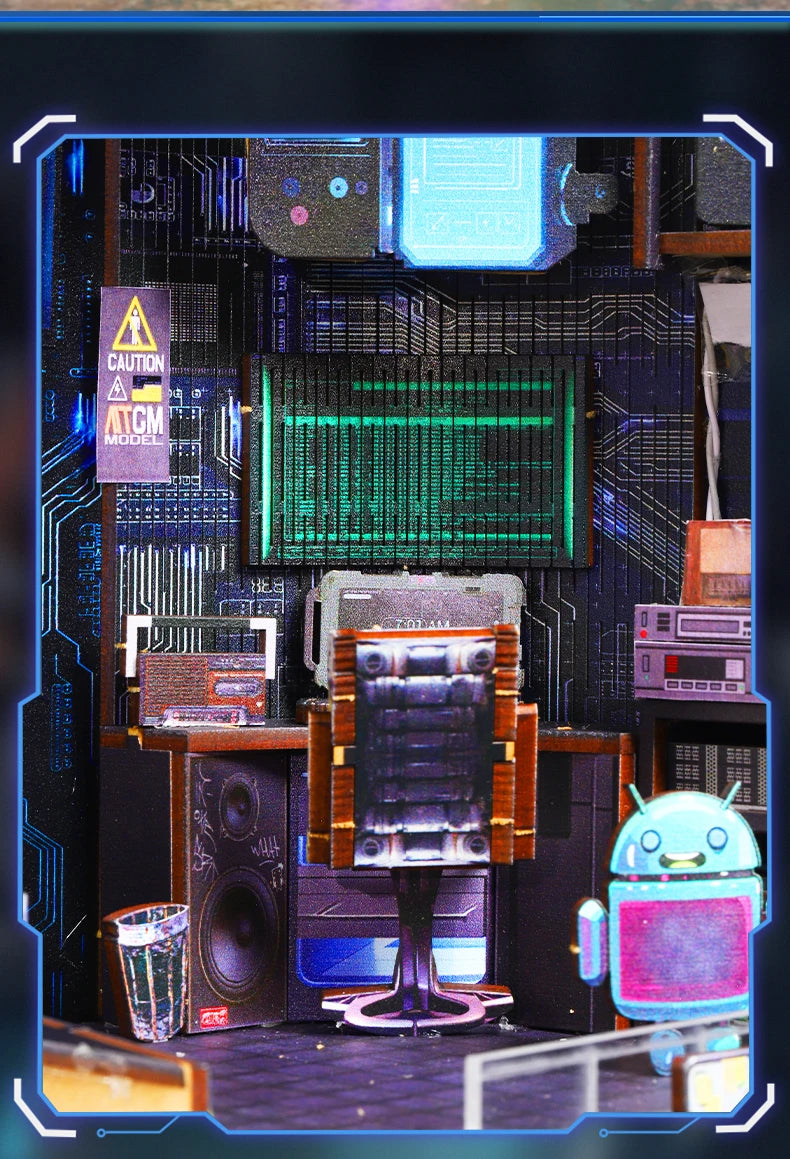 Energy Laboratory DIY Wooden Book Nook