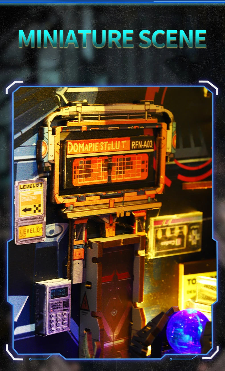 Energy Laboratory DIY Wooden Book Nook