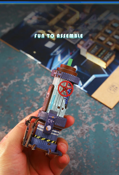 Energy Laboratory DIY Wooden Book Nook