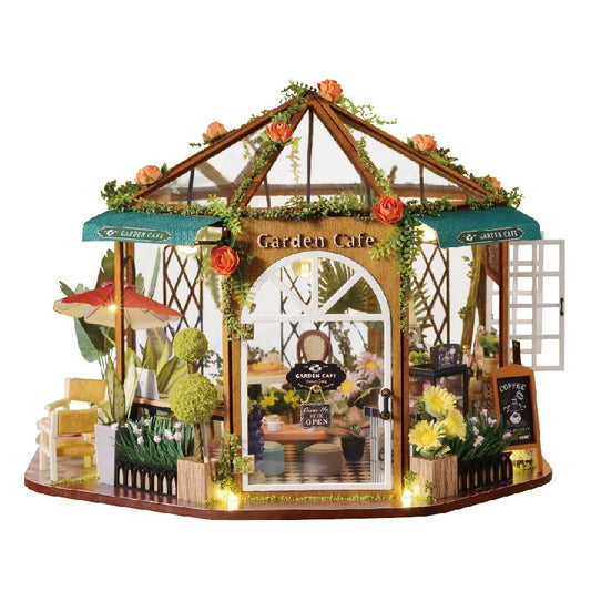 Garden Cafe DIY Dollhouse KitBook Nook Kit Australia