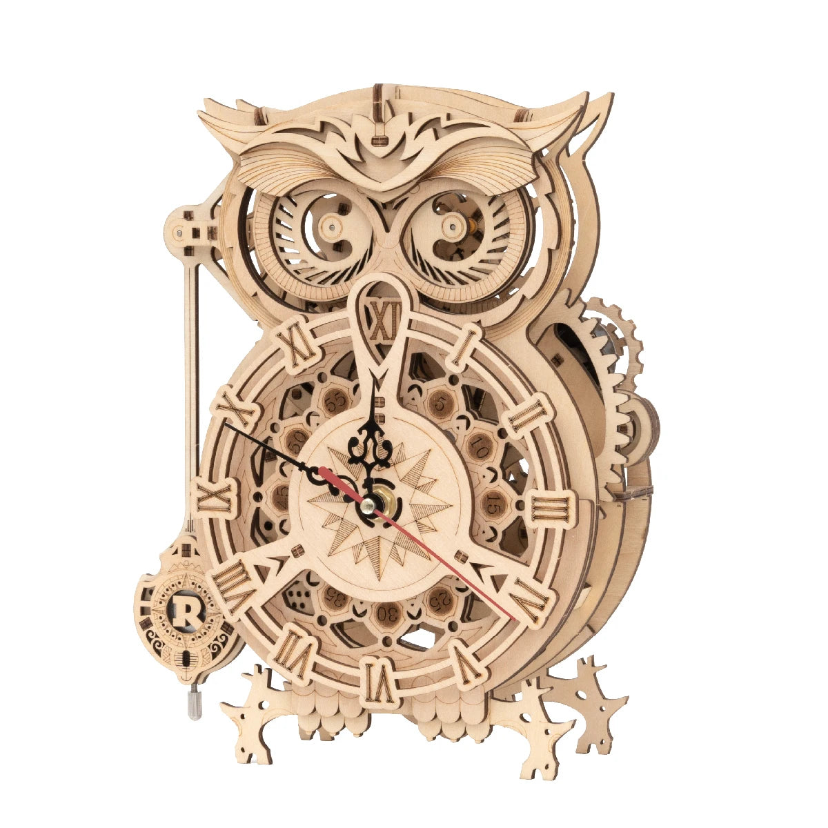 Robotime Rokr 3D Owl Desk Clock Kit LK503