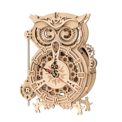 Robotime Rokr 3D Owl Desk Clock Kit LK503