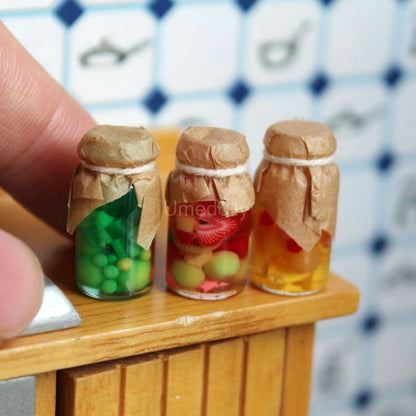 1:6 Miniature Kitchen Knife Set – Dollhouse Decor