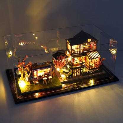 Japanese Garden House DIY Dollhouse KitBook Nook Kit Australia