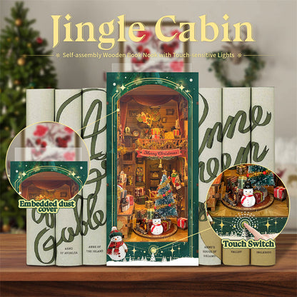 Jingle Cabin DIY Book Nook KitBook Nook Kit Australia