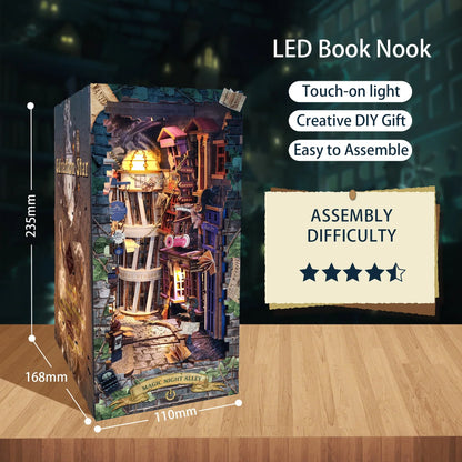 Magic Night Alley DIY Book Nook KitBook Nook Kit Australia