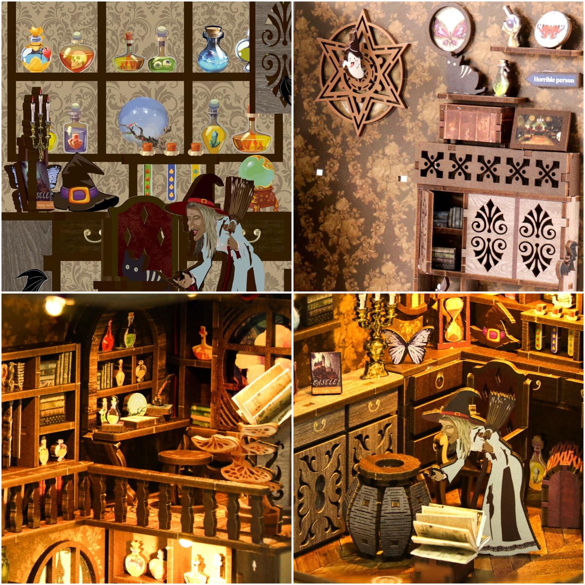 Magic Night DIY Book Nook KitBook Nook Kit Australia