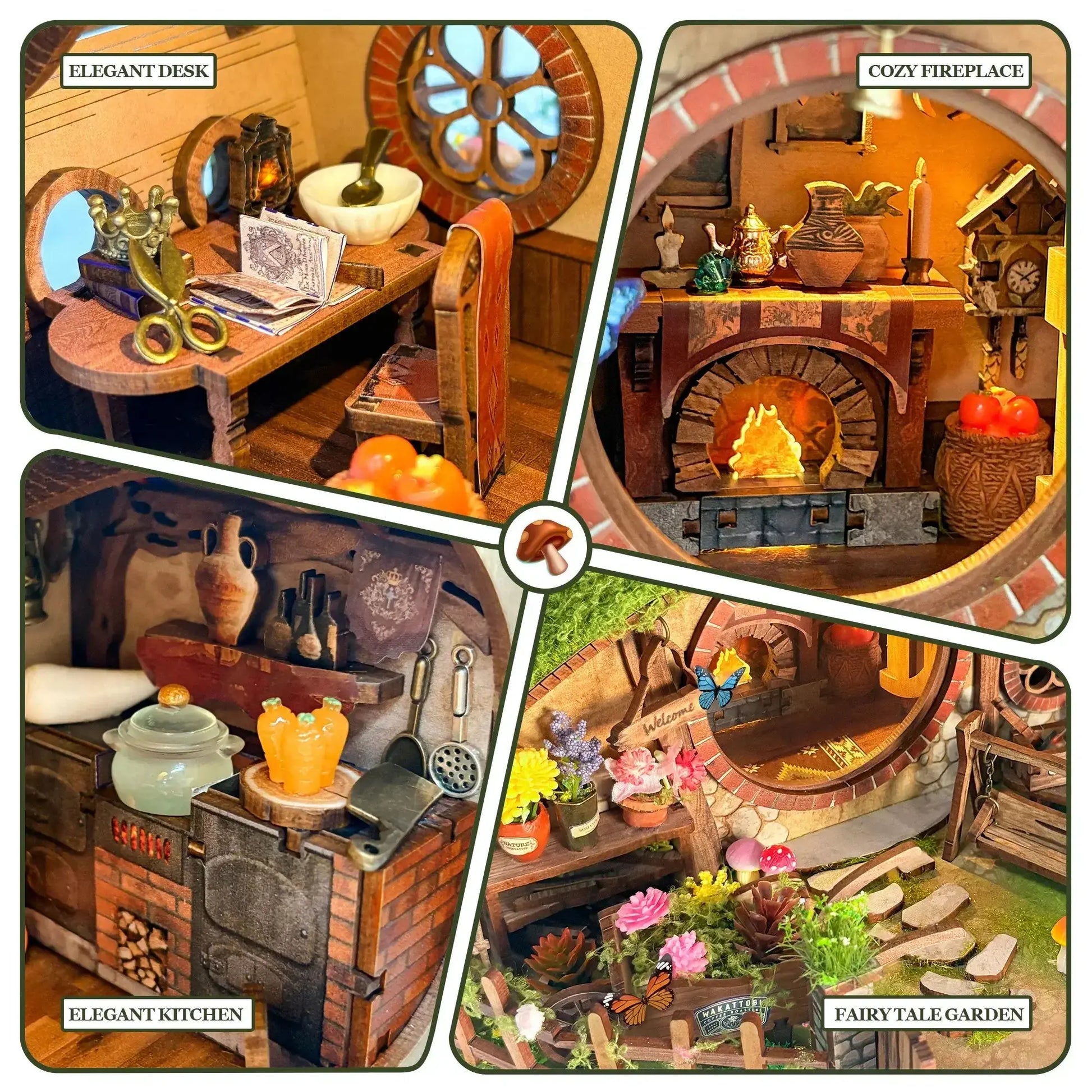 Magic Ring House DIY book nook kit