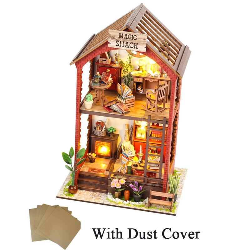 Magic Shack DIY Dollhouse KitBook Nook Kit Australia