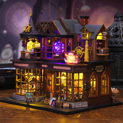 Magic Treasure House DIY Dollhouse KitBook Nook Kit Australia