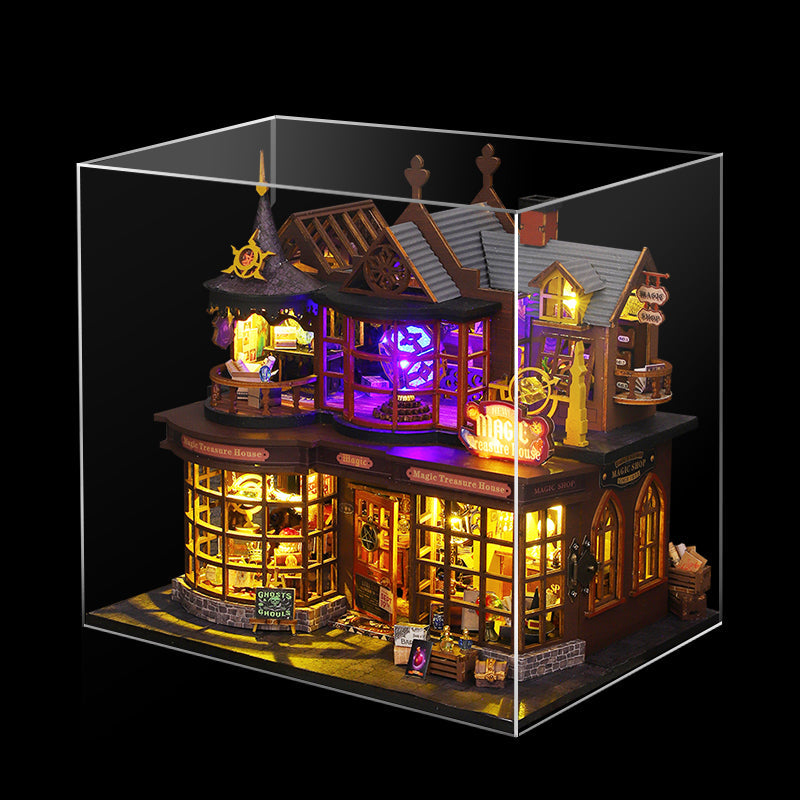 Magic Treasure House DIY Dollhouse KitBook Nook Kit Australia