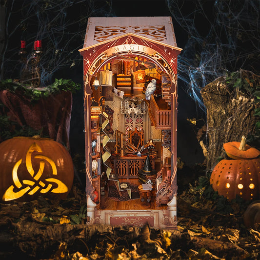 Magic World DIY Book Nook Kit – Wizard Study Room for Fantasy Lovers - Book Nook Kit Australia