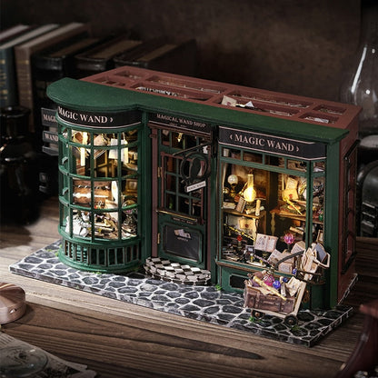 Magical Wand Shop DIY Dollhouse KitBook Nook Kit Australia
