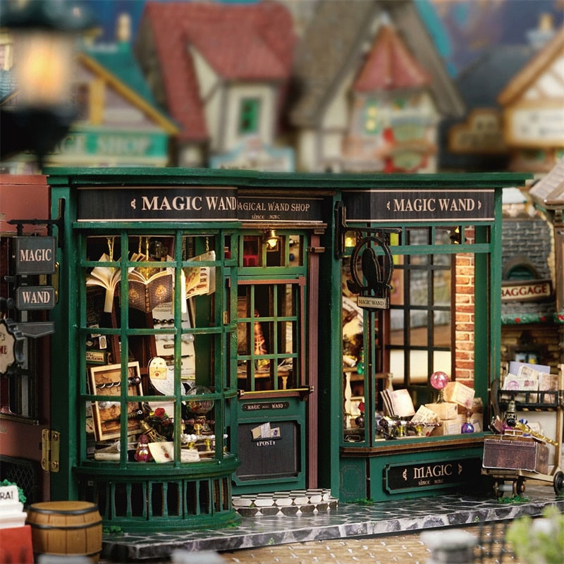 Magical Wand Shop DIY Dollhouse KitBook Nook Kit Australia