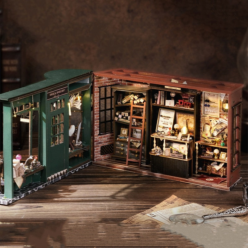 Magical Wand Shop DIY Dollhouse KitBook Nook Kit Australia