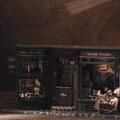 Magical Wand Shop DIY Dollhouse KitBook Nook Kit Australia