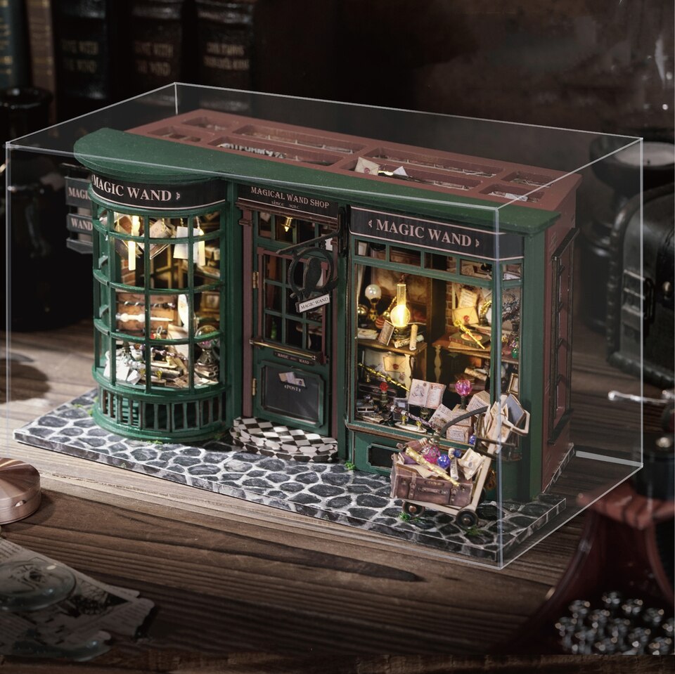 Magical Wand Shop DIY Dollhouse KitBook Nook Kit Australia