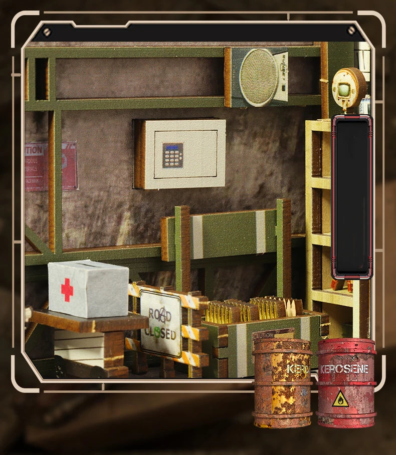 Military Base Book Nook Kit