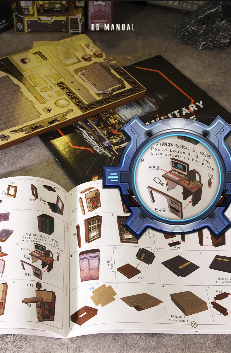 Military Base Book Nook Kit