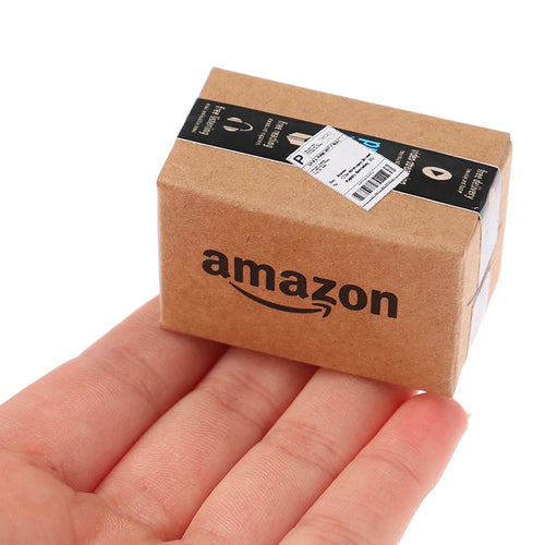 Mini Amazon Parcel Box 1:12 Dollhouse Accessory Default Title