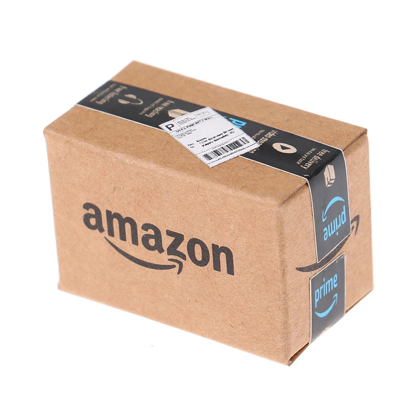 Mini Amazon Parcel Box 1:12 Dollhouse Accessory