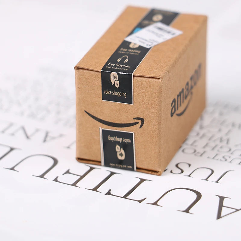 Mini Amazon Parcel Box 1:12 Dollhouse Accessory