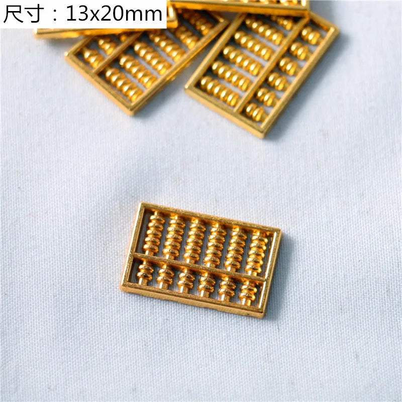 Mini Gold Bar & Coin Set – 5pcs Dollhouse Props