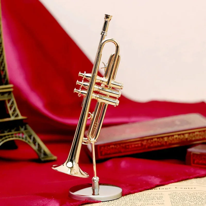 Mini Model Trumpet Mini Gold Trumpet Model with Gift Box – Collectible Dec | AU – Book ...