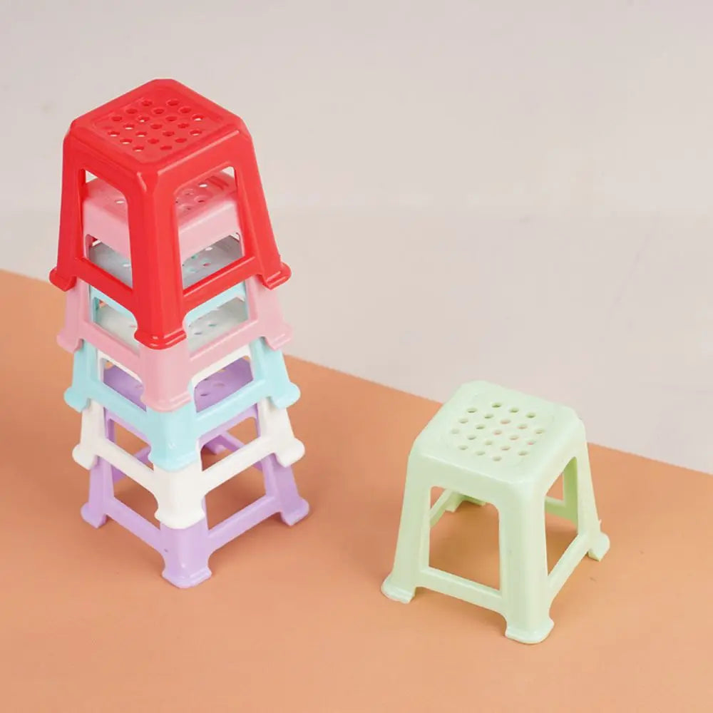 Mini Mahjong Table Set – 1:12 Scale Dollhouse Furniture