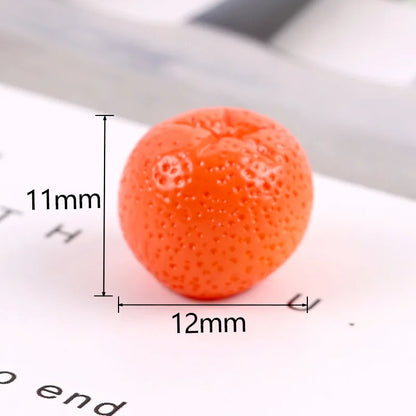 Mini Resin Orange Charms – Flatback DIY Craft (10pcs) diy resin flatback 4
