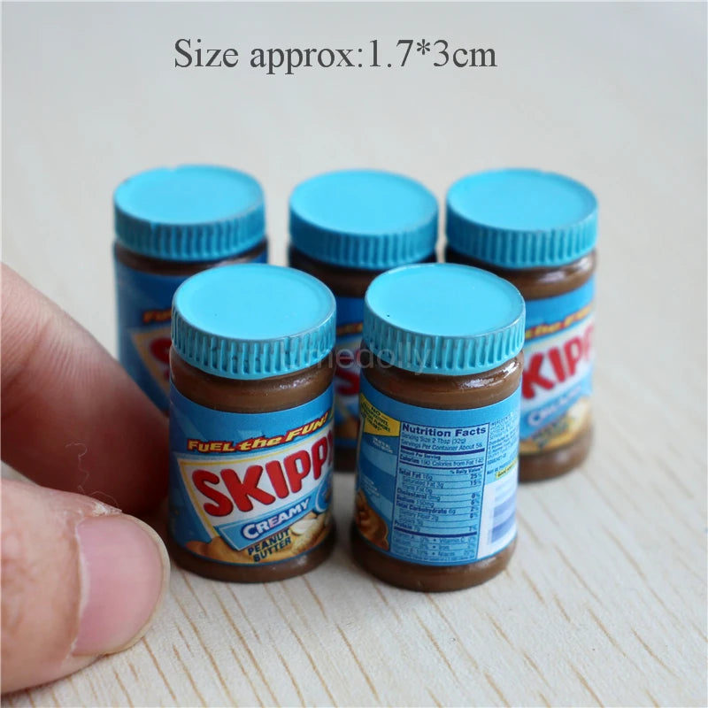Miniature Branded Spread Bottle Set (5PCS) – 1/6 & 1/12 Scale 5PCS Big C MINI MODEL TOY