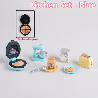 Miniature Cooking Set – 1:12 Scale Dollhouse Kitchen Accessories Kitchen Set 1