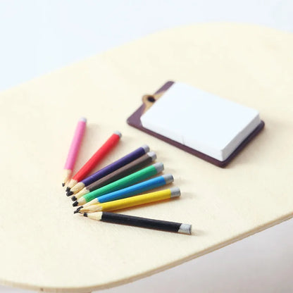 Miniature Dollhouse Colored Pencils – Set of 8