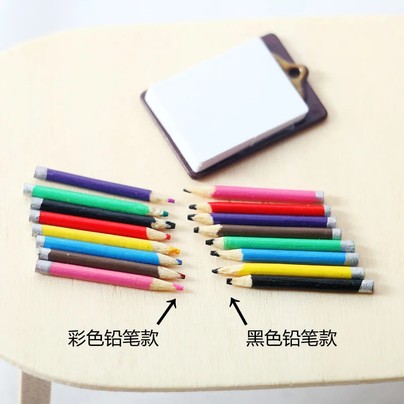 Miniature Dollhouse Colored Pencils – Set of 8