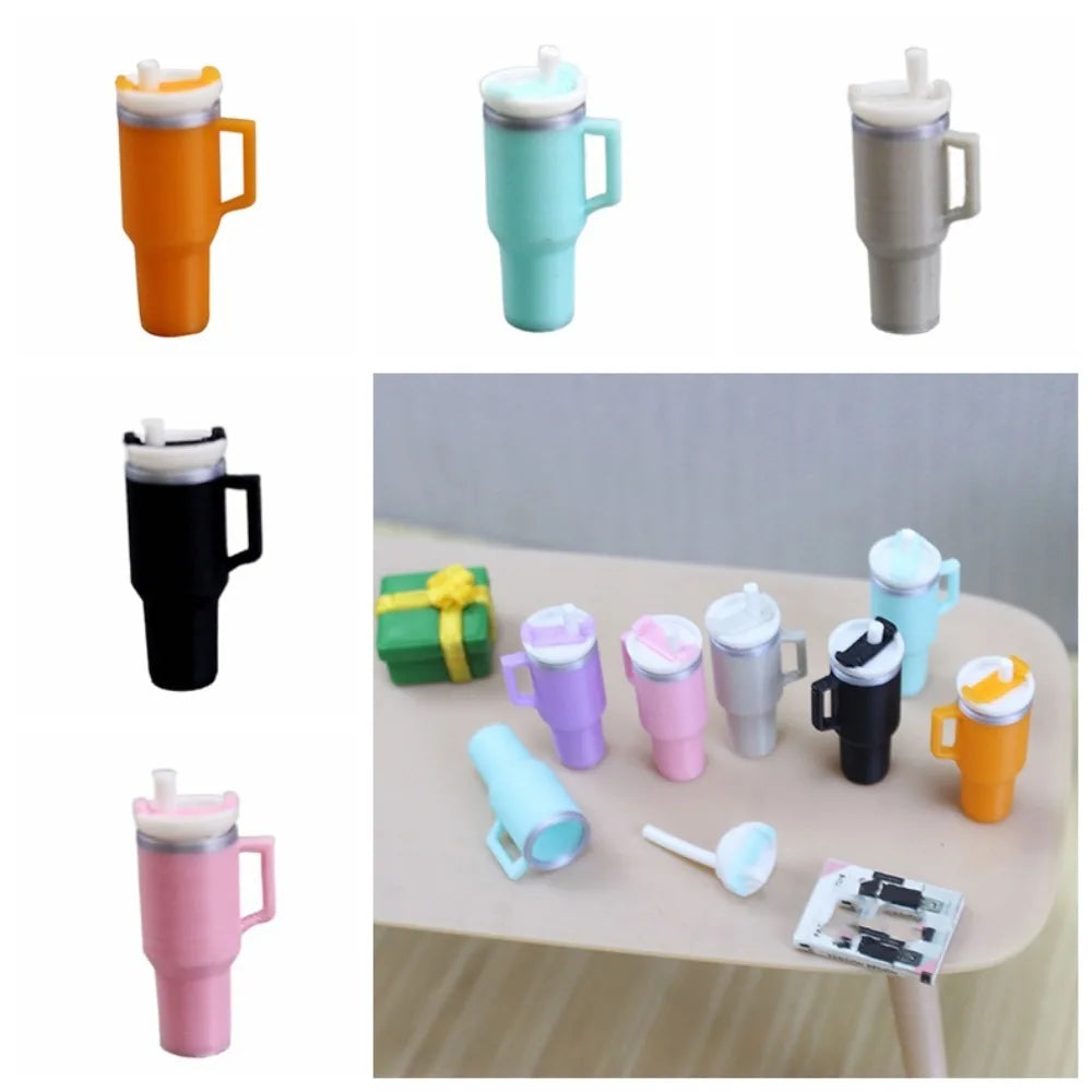 Miniature Insulated Cup Set (1:12 Scale) – 10PCS